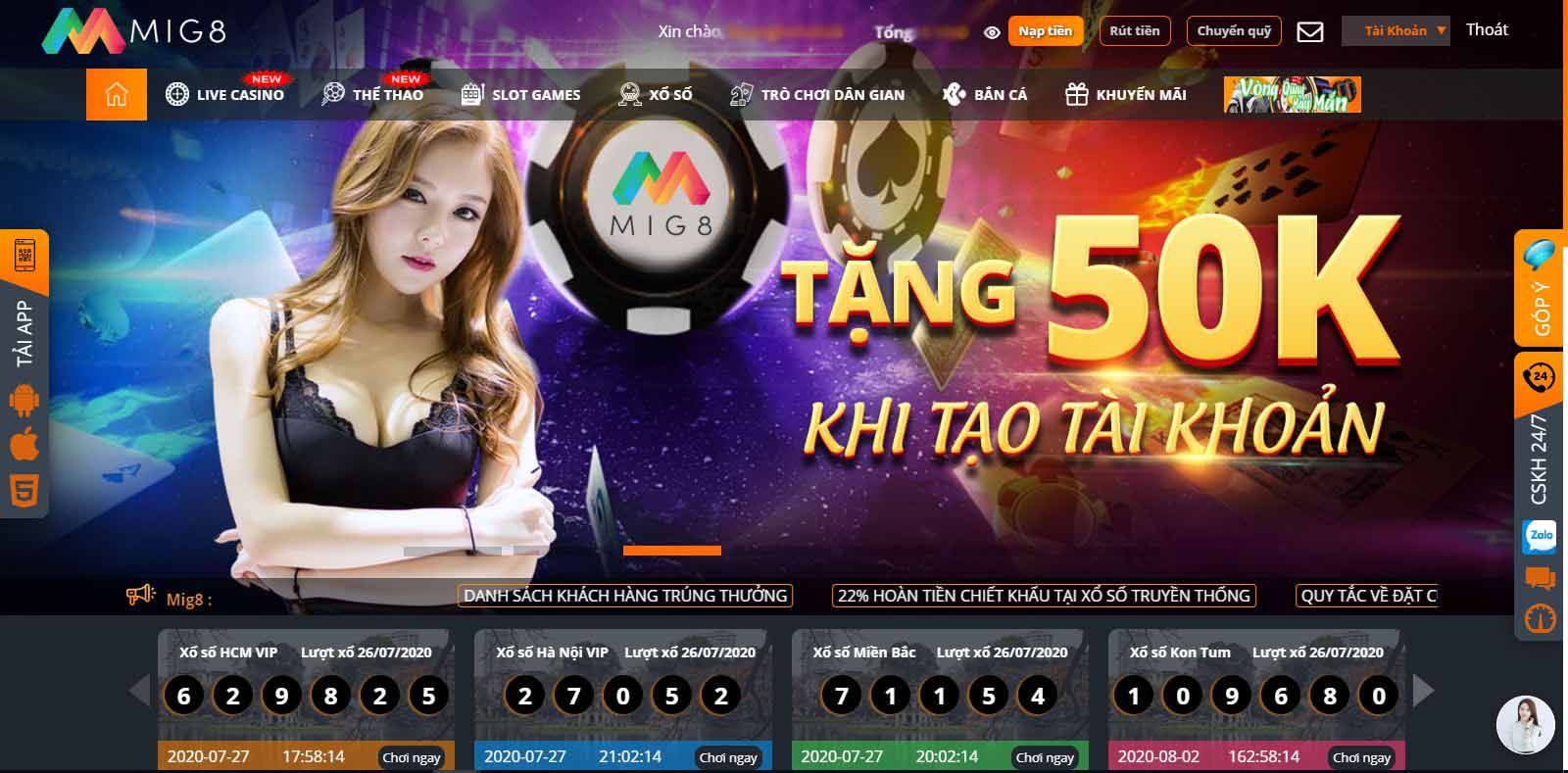App đánh lô đề Mig8 siêu hiện đại App đánh lô đề Mig8 siêu hiện đại